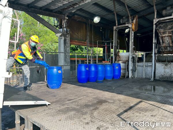 ▲台南市環保局針對非洲豬瘟疫情啟動廚餘緊急應變作業。（記者林東良翻攝，下同）