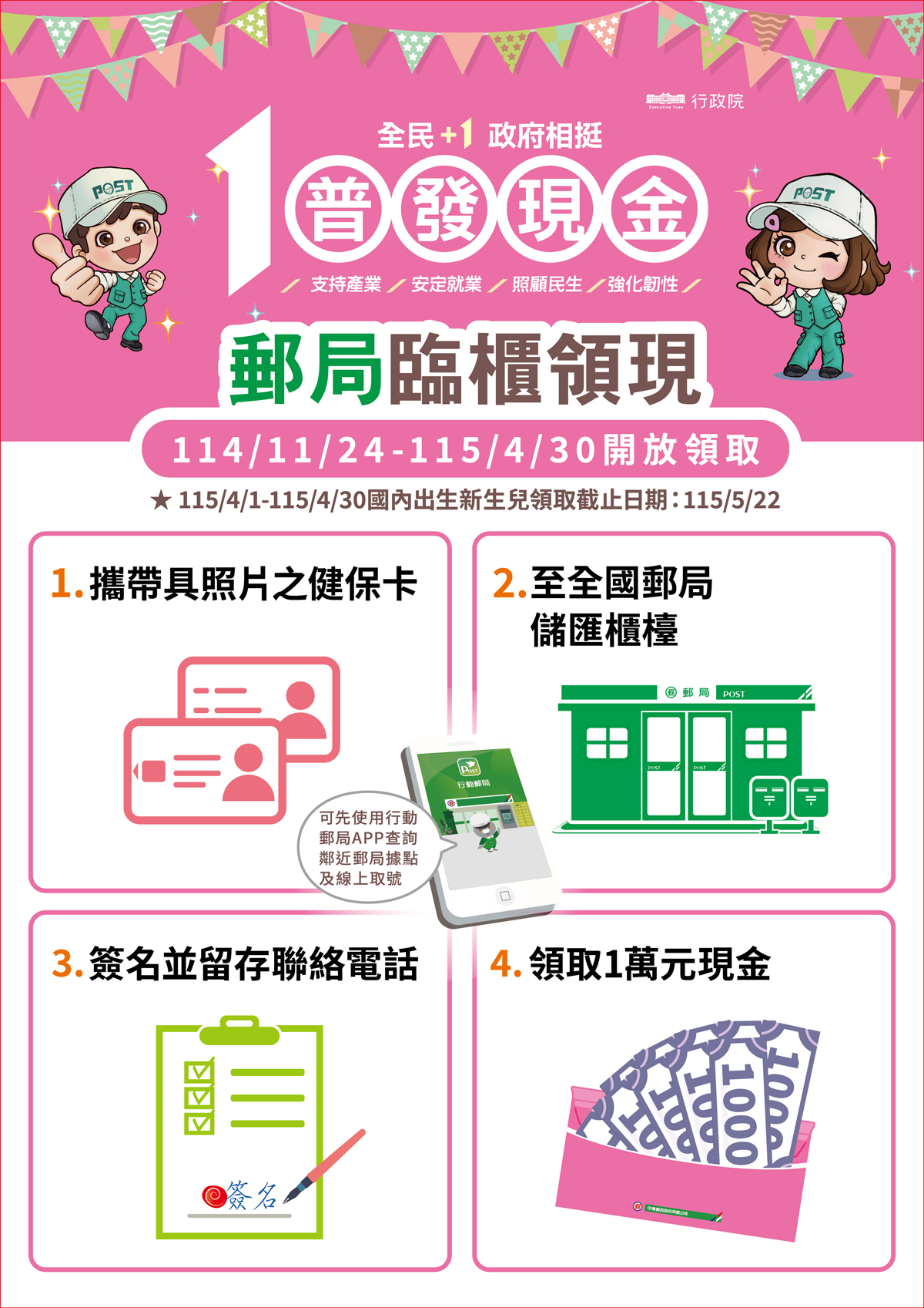 ▲▼普發1萬元。（圖／行政院）