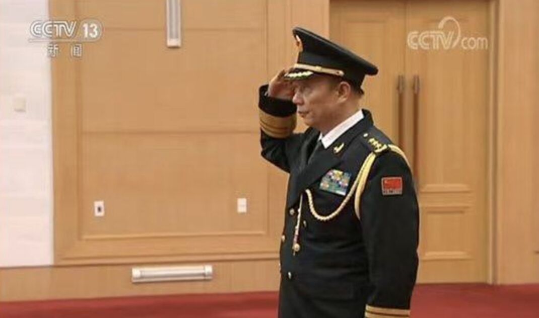 ▲現任中央軍委副主席張升民。（圖／翻攝央視）