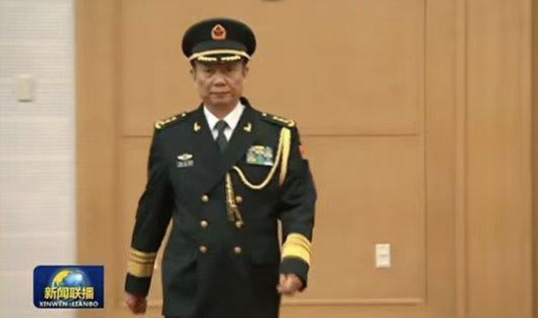 ▲現任中央軍委副主席張升民。（圖／翻攝央視）