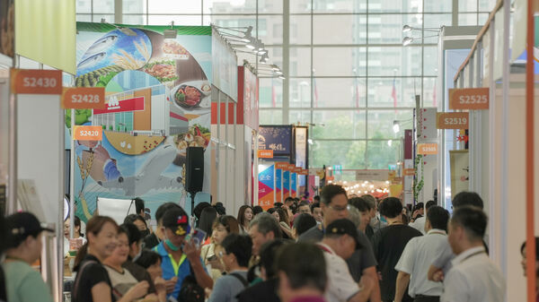 ▲展覽現場人潮踴躍，買氣熱絡。(圖／貿協提供)