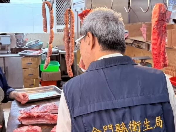 ▲▼非洲豬瘟警報再起！金門急查豬肉市面。（圖／記者鄭逢時翻攝）