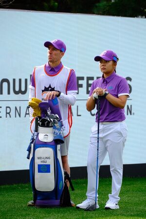 ▲LPGA皇冠盃徐薇淩攜手韓德森後來居上，為世界隊開紅盤。（圖／昊昭顧問有限公司提供）