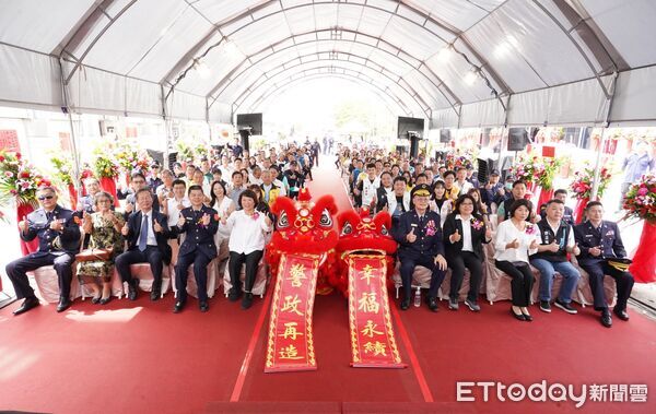 ▲▼   投入1.28億 嘉市竹園派出所與交通隊西區分隊辦公廳舍落成啟用典禮 提升城市安全與新永續發展  。（圖／嘉義市警局提供）