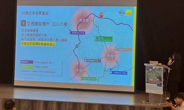 ▲桃園機場捷運A10站招商說明會