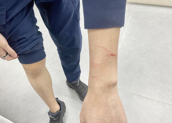 ▲桃園市李姓男子今年3月酒後持開山刀砍傷父親成重傷，還拒捕踹傷員警。（資料照／中壢警方提供）