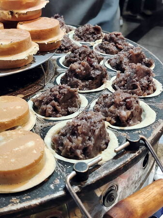 ▲▼台北晴光市場裡的晴光紅豆餅。（圖／部落客Wisely）