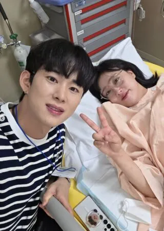 ▲▼韓百萬YTR生完龍鳳胎大出血　老公證實「輸血急救」：恢復中。（圖／翻攝自敏秀IG）