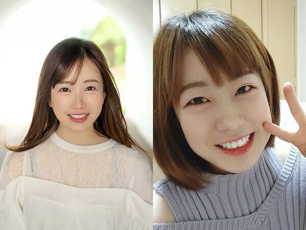 ▲▼財經網紅出道拍AV！若葉結希「鼻子+下巴痣」露餡。（圖／翻攝自日網）