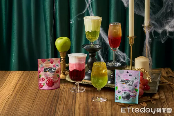 ▲▼「發發The Far Far Farm X 森永HI-CHEW」聯手推出萬聖節限定飲品。（圖／發發The Far Far Farm提供）