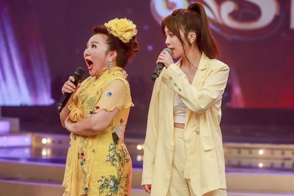 ▲陽帆 (左起)、黃鐙輝、懷秋、白冰冰。（圖／民視提供）