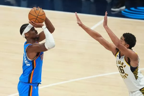 ▲金塊戈登、雷霆吉爾吉斯-亞歷山大。（圖／達志影像／美聯社）