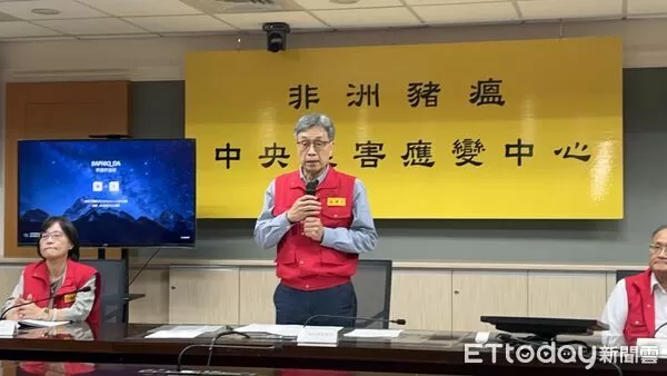 ▲▼農業部長陳駿季說明非洲豬瘟最新狀況。（圖／記者許敏溶攝）