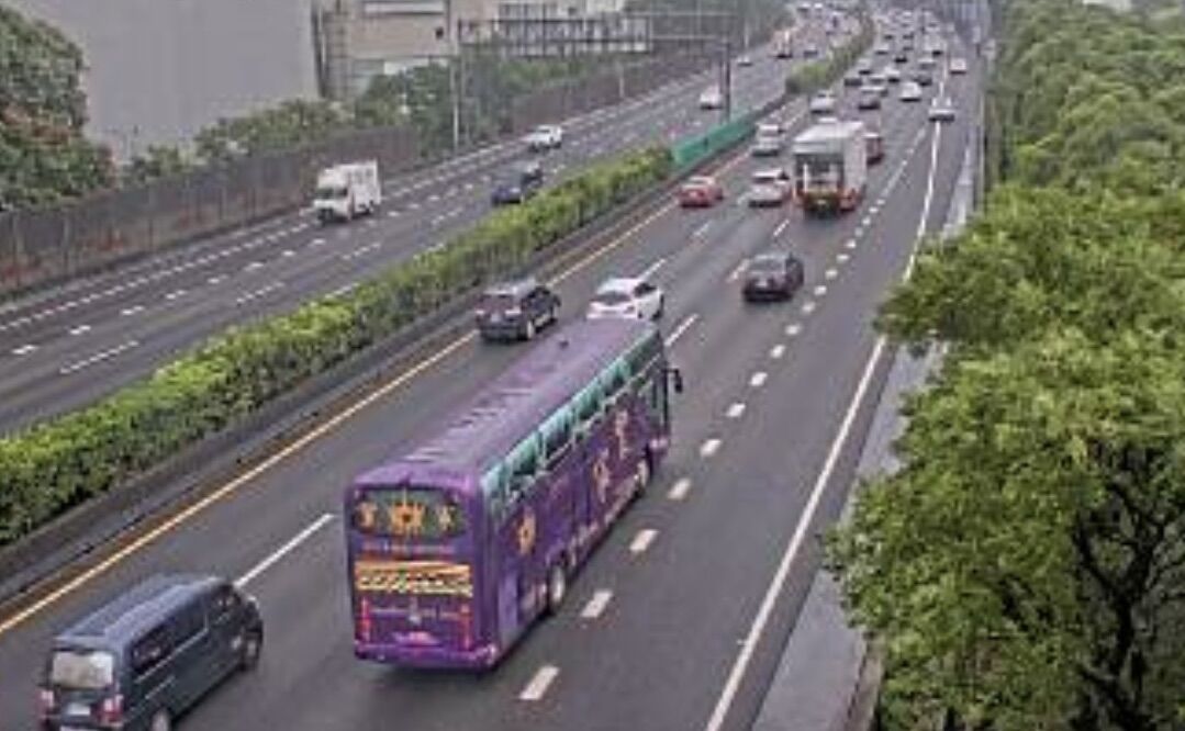 ▲▼國1湖口路段車多壅塞。（圖／翻攝高速公路1968）