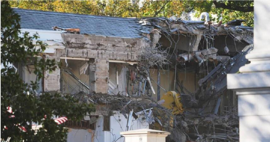 川普拆除白宮東翼「計畫興建宴會廳」　遊客震驚：難以置信