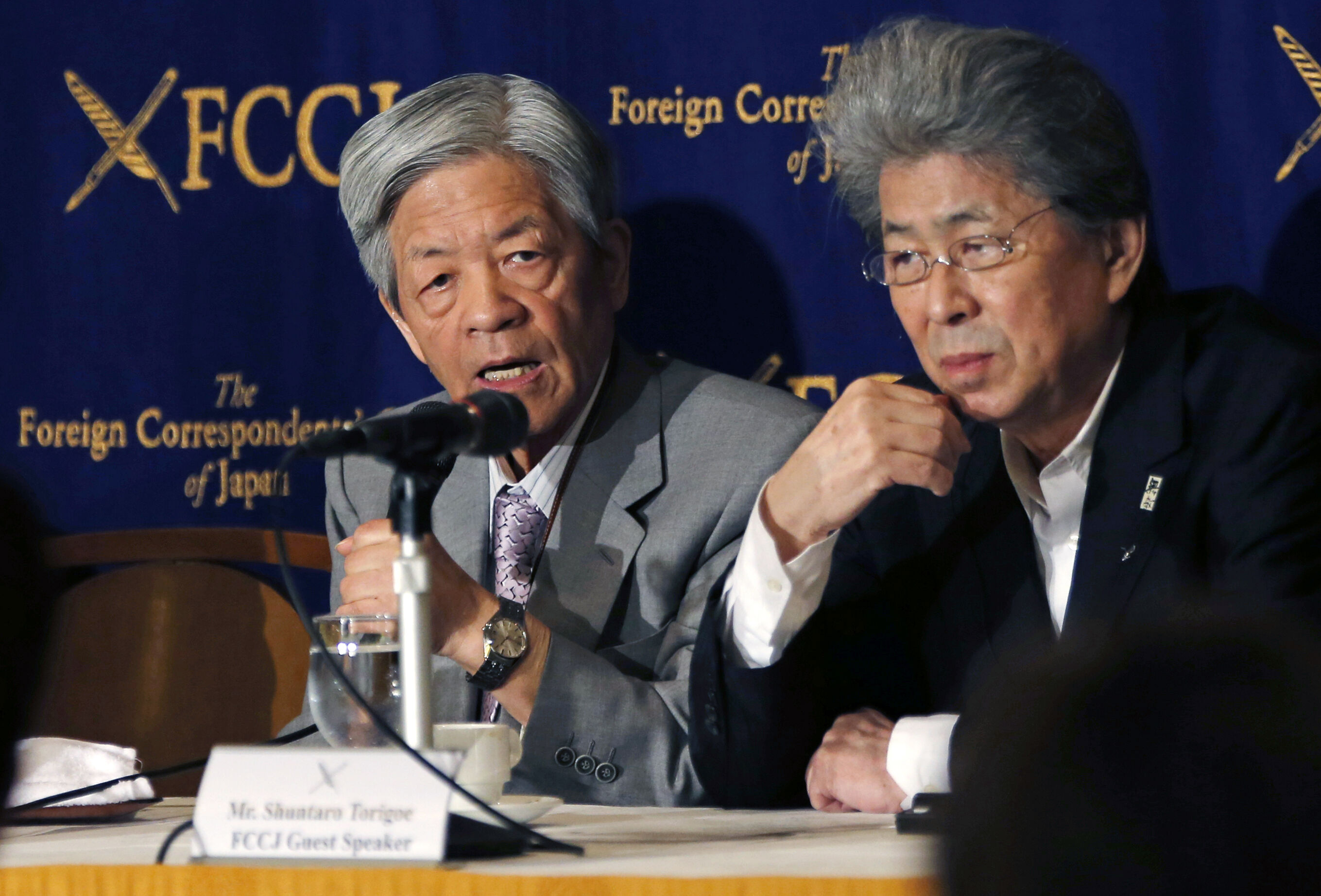 ▲▼日本現年91歲的知名媒體人田原總一郎(左)。(圖/達志影像/美聯社)
