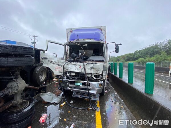 ▲▼ 台66線17.1ｋ處今日上午發生一起交通事故            。（圖／記者沈繼昌翻攝）