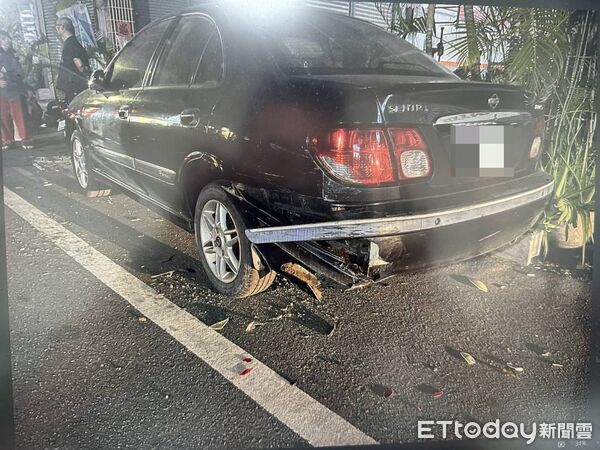 ▲南投埔里鎮昨日晚間發生一起交通事故肇逃事件            。（圖／記者高堂堯翻攝）