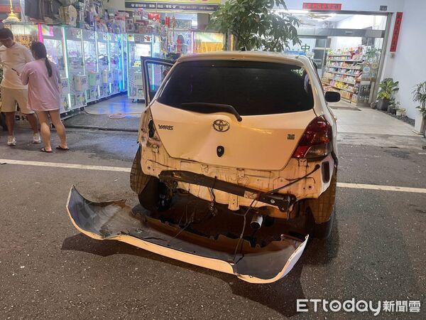 ▲南投埔里鎮昨日晚間發生一起交通事故肇逃事件            。（圖／記者高堂堯翻攝）