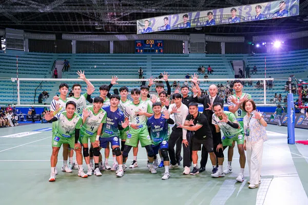 ▲聯盟目前得分王施琅、台中連莊隊長張昀亮、台中連莊喜迎5連勝。（圖／台中連莊提供）