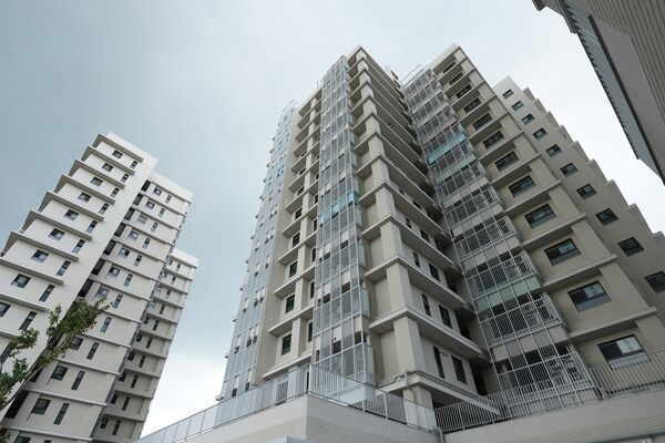 ▲▼中央社宅台南市「新都安居A」外觀。（圖／國家住宅及都市更新中心）