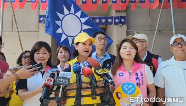 ▲國民黨立委柯志恩宣告帶領國民黨高雄隊迎戰2026九合一大選。（圖／記者許宥孺翻攝）