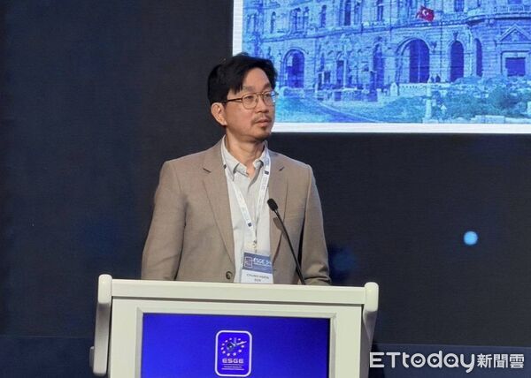 ▲執刀的孫仲賢醫師於近日歐洲婦產科內視鏡學會發表這起案例。（圖／記者許宥孺翻攝）