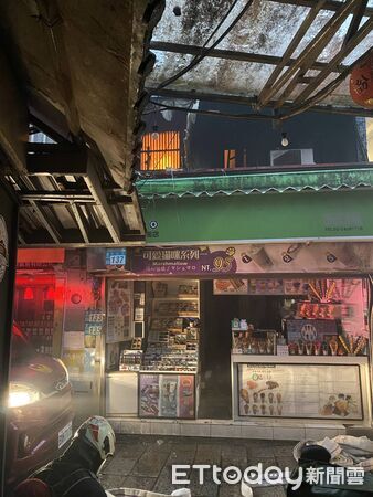 ▲九份老街發生火警。（圖／記者郭世賢翻攝）