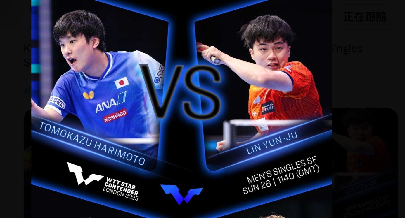 ▲▼台灣桌球一哥林昀儒、日本一哥張本智和、學姐鄭怡靜。（圖／翻攝自X／World Table Tennis）