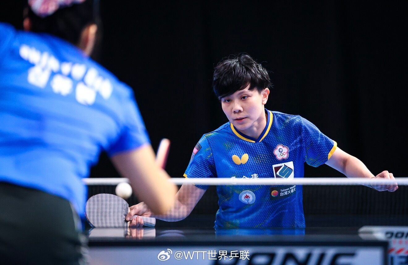 ▲▼台灣桌球一姐鄭怡靜。（圖／翻攝自微博／WTT世界乒聯）