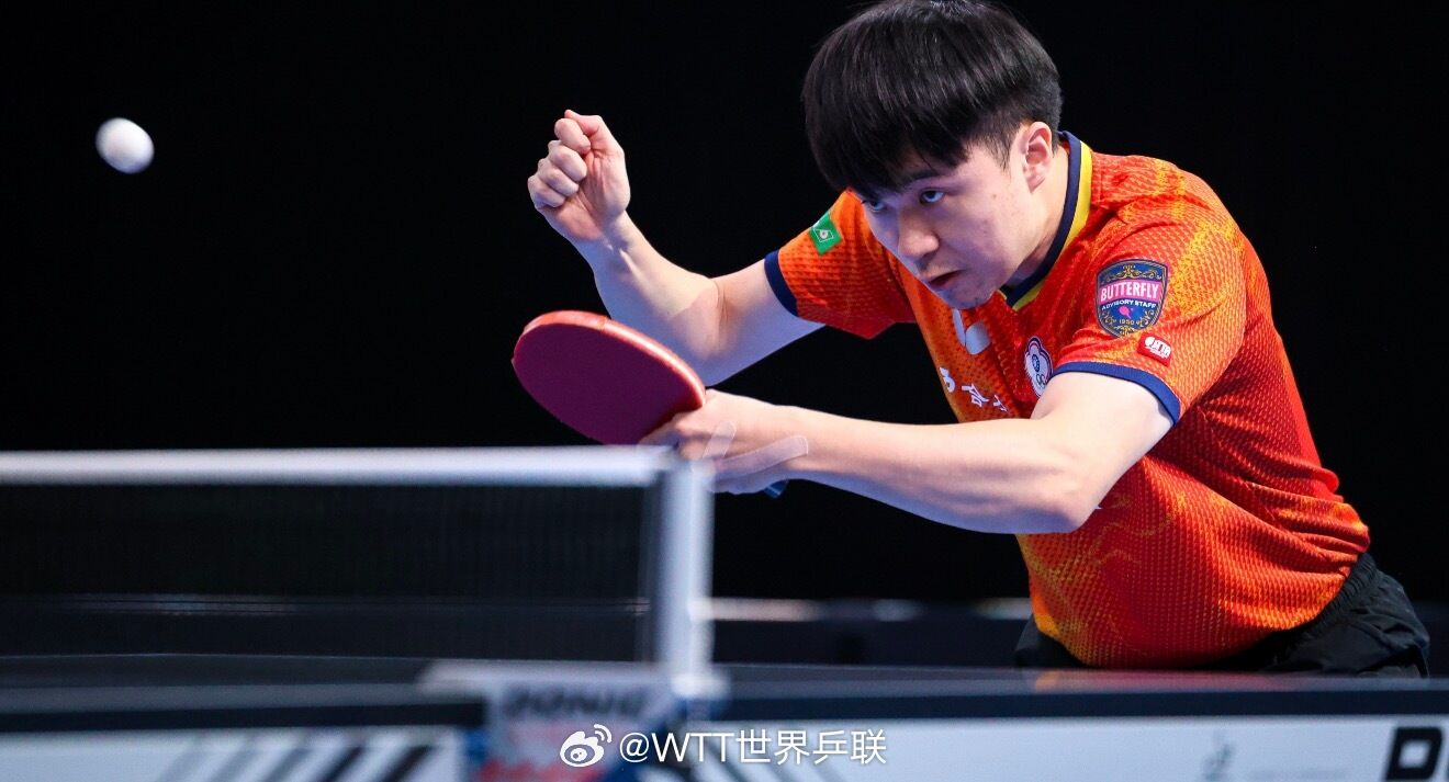 ▲▼台灣桌球一哥林昀儒。（圖／翻攝自微博／WTT世界乒聯）