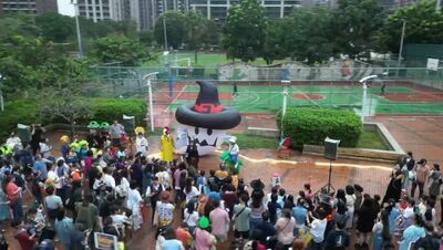 桃園區中路14個社區 勇者島集結打擊詐騙萬聖遊行大冒險