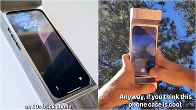 「3公斤手機殼」滑到手斷！回歸黑金剛超復古　設計用意曝光　