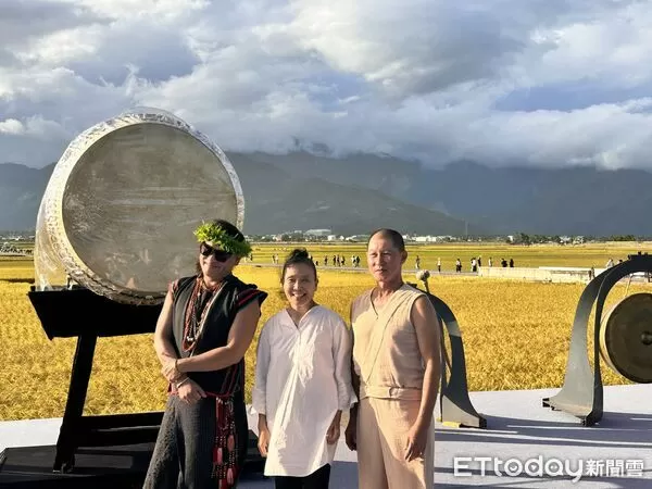 ▲▼「2025池上秋收藝術節」優人神鼓首度合作桑布伊。（圖／記者林育綾攝）