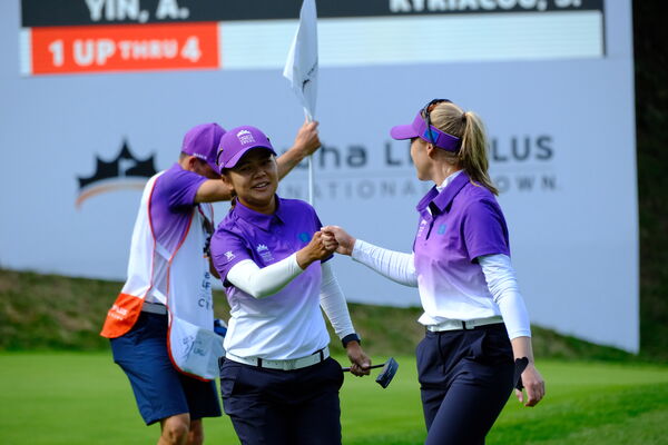 ▲台灣高球好手徐薇淩，幫助世界隊在LPGA國際皇冠盃晉級4強。（圖／昊昭顧問有限公司提供）