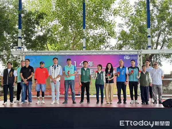 ▲台南市市長盃小鐵人三項錦標賽睽違多年再度於安平啟動，吸引大批小選手熱情參與。（記者林東良翻攝，下同）