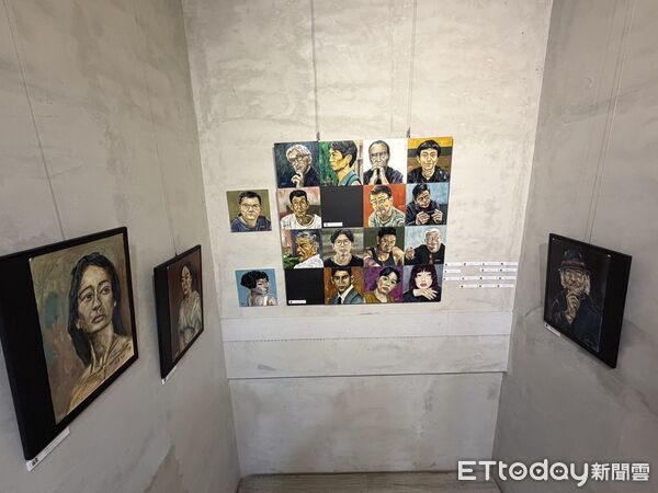 ▲全興資源再生公司舉辦「全興藝術季&mdash;30有您」成果展，展出藝術家吳懷宣油畫個展〈復歸與還原〉。（記者林東良翻攝，下同）