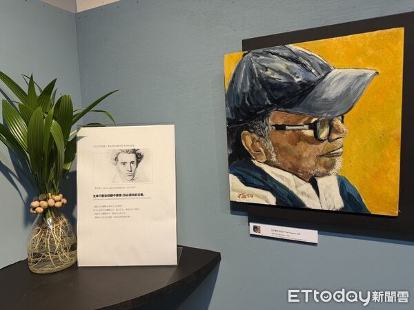 ▲全興資源再生公司舉辦「全興藝術季&mdash;30有您」成果展，展出藝術家吳懷宣油畫個展〈復歸與還原〉。（記者林東良翻攝，下同）