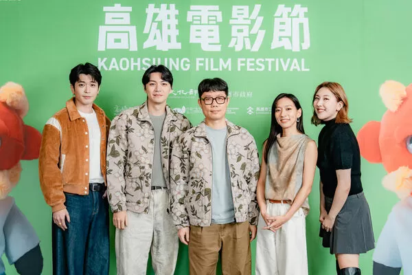 ▲《明日的過客》演員侯彥西、演員郭子豪、演員陳妤、演員毛祁芸出席高雄電影節。（圖／高雄電影節提供）