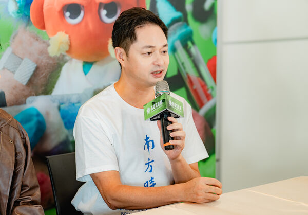 ▲《南方時光》孫淑媚、陳玄力、鄭有傑、黃迪揚、溫傑恩出席高雄電影節。（圖／高雄電影節提供）