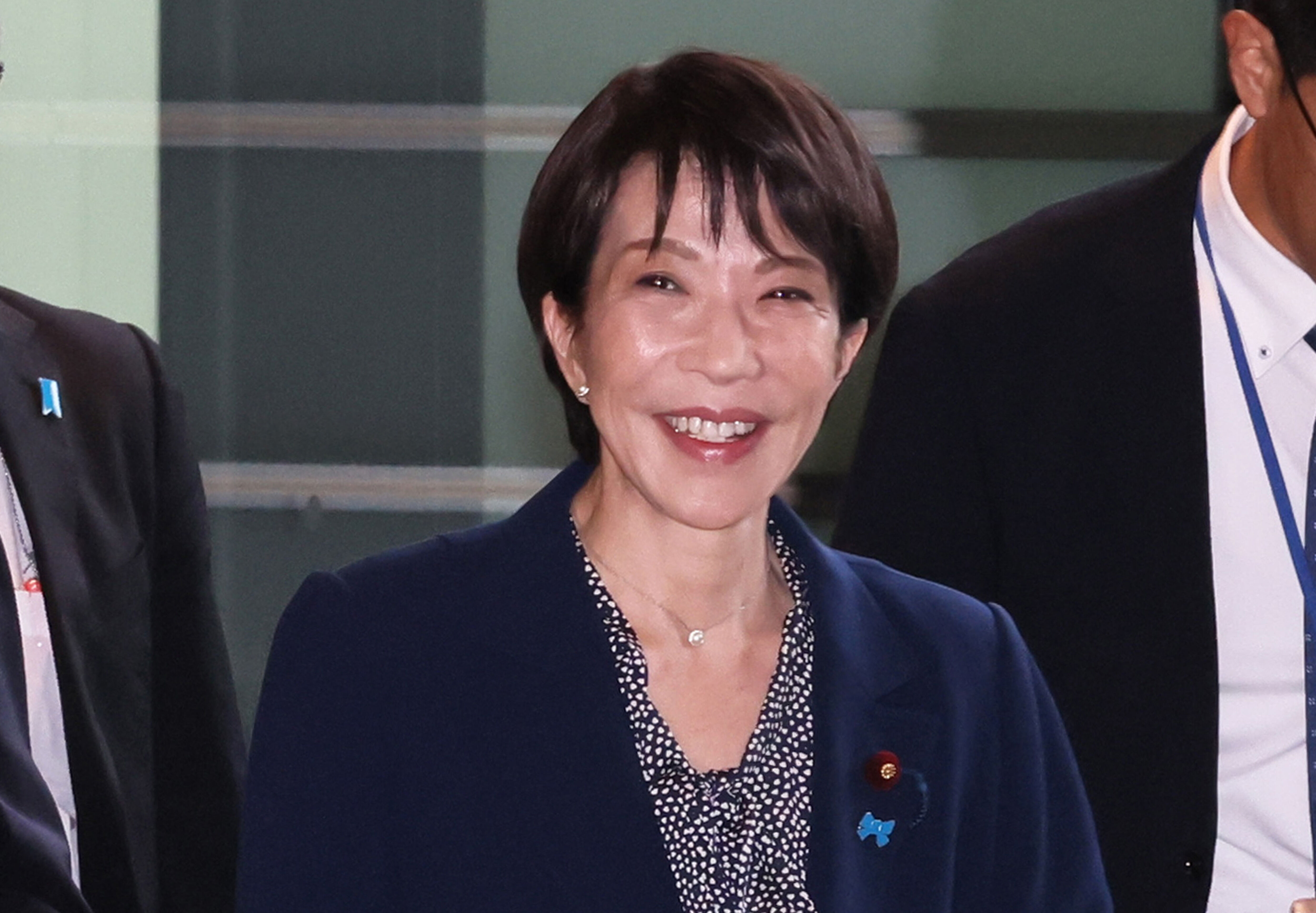 ▲▼日本首相高市早苗27日返抵位於東京的總理大臣官邸。（圖／達志影像／美聯社）