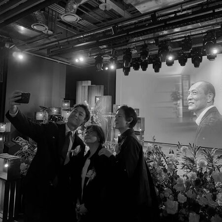 ▲▼楊祐寧送別71歲父親　妻悼念「他在病床上從未抱怨」。（圖／翻攝自Instagram／wangmelinda）