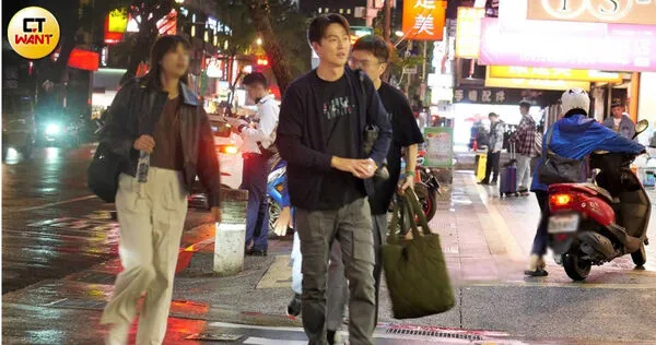 直擊／韓星李廷鎮為挺温昇豪來台　李進良招待海鮮美食感受夜生活