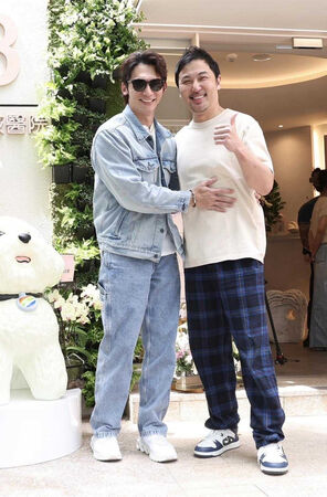 直擊／韓星李廷鎮為挺温昇豪來台　李進良招待海鮮美食感受夜生活