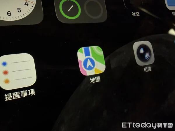 ▲蘋果地圖App。（圖／記者吳立言攝）