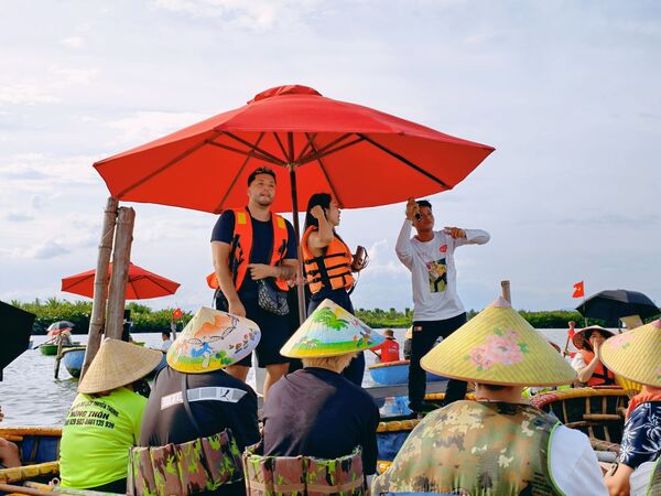 ▲▼會安椰子船。（圖／部落客混血珊莎的奇幻旅程授權提供）