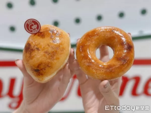 ▲▼Krispy Kreme「烤布蕾甜甜圈」回歸，今年加碼推出限量口味「香檸烤布蕾」。（圖／記者蕭筠攝）