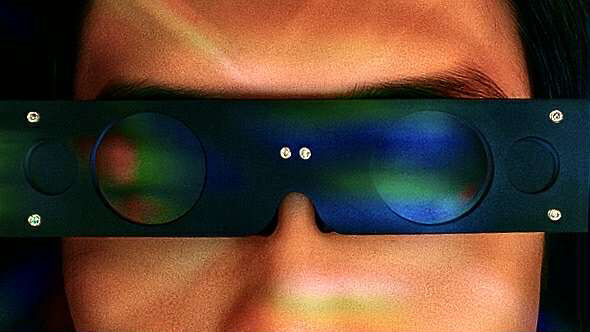 ▲黃浩庭設計「派對眼鏡」。（圖／夕陽音樂提供）