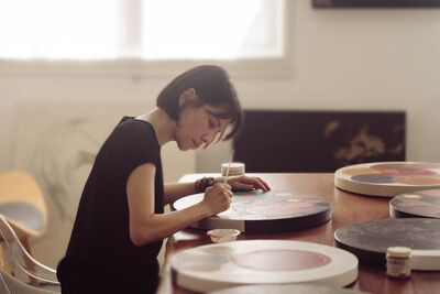 李心潔首移師香港辦畫展！　私下純真童心曝光