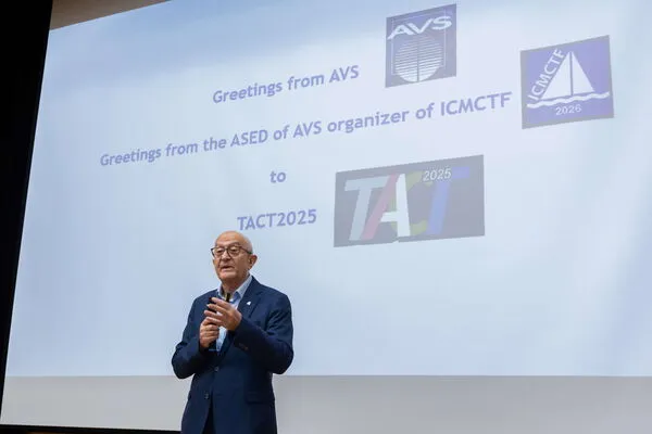 ▲台灣薄膜科技受矚目！TACT 2025匯聚24國500學者　2028國際鍍膜會議移師台北　            。（圖／記者陳弘修攝）